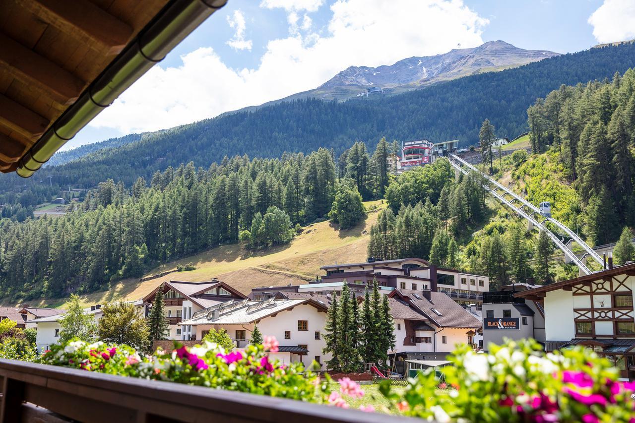 Garni Vierjahreszeiten Solden Bagian luar foto